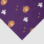Halloween-Muster und Nachricht Seidenpapier (Ausschnitt)