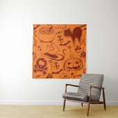 Halloween-Muster Wandteppich (Beispiel)