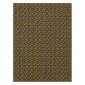 Halloween-Muster zufällige Maisstücke Tischdecke (Vorderseite)