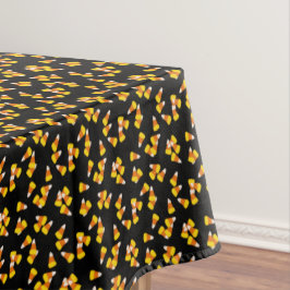Halloween-Muster zufällige Maisstücke Tischdecke