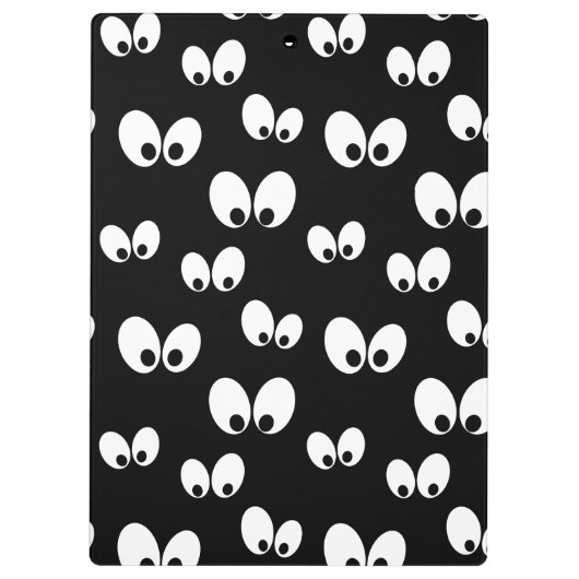 Halloween-Muster-Zwischenablage Klemmbrett (Rückseite)