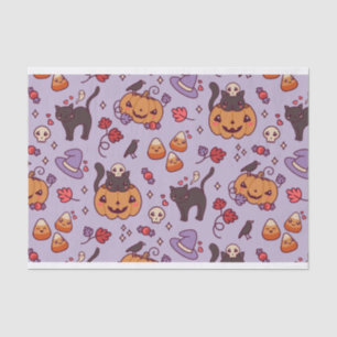 Halloween-Musterdekoration Kaffee Tasse Taschentuc Seidenpapier