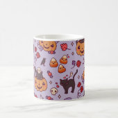 Halloween-Musterdekoration Kaffeetasse (Mittel)