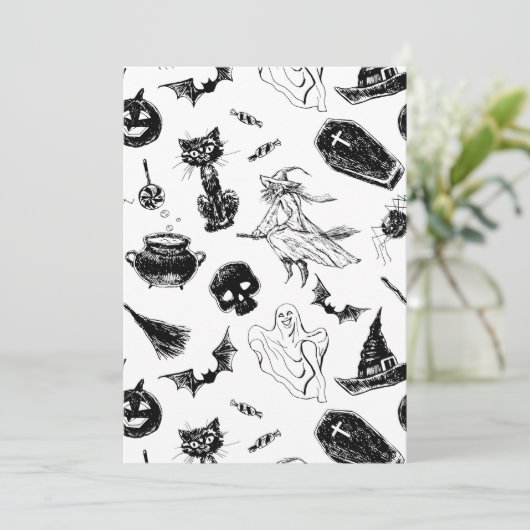 Halloween-Musterdesign (Stehend Vorderseite)