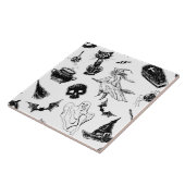 Halloween-Musterdesign Fliese (Seite)