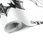 Halloween-Musterdesign Geschenkpapier (Rolleneckpunkt)