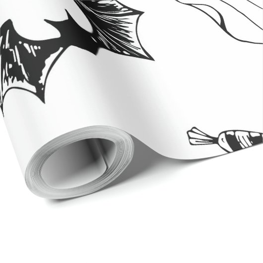 Halloween-Musterdesign Geschenkpapier (Rolleneckpunkt)