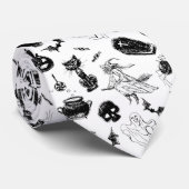 Halloween-Musterdesign Krawatte (Gerollt)
