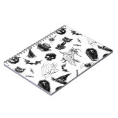 Halloween-Musterdesign Notizblock (Linke Seite)