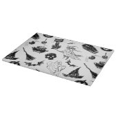 Halloween-Musterdesign Schneidebrett (Ecke)