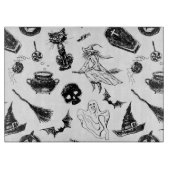 Halloween-Musterdesign Schneidebrett (Vorderseite)