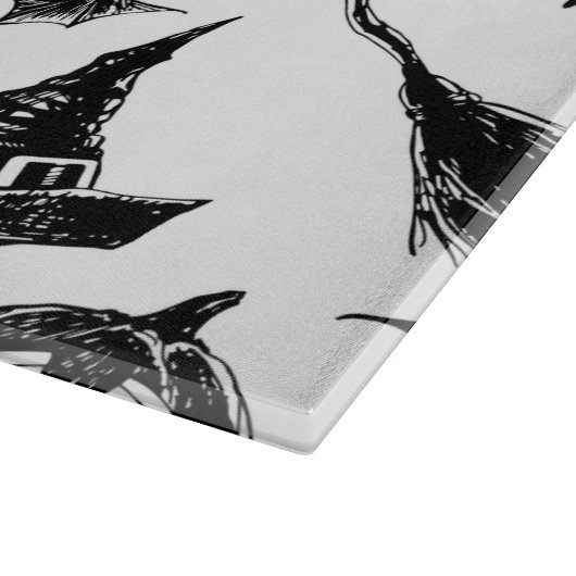 Halloween-Musterdesign Schneidebrett (Ecke)