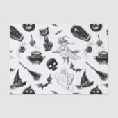 Halloween-Musterdesign Seidenpapier (Vorderseite)