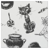 Halloween-Musterdesign Stoff (Nahaufnahme)