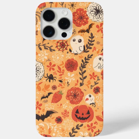 Halloween-Musterserviette Case-Mate iPhone Hülle (Rückseite)