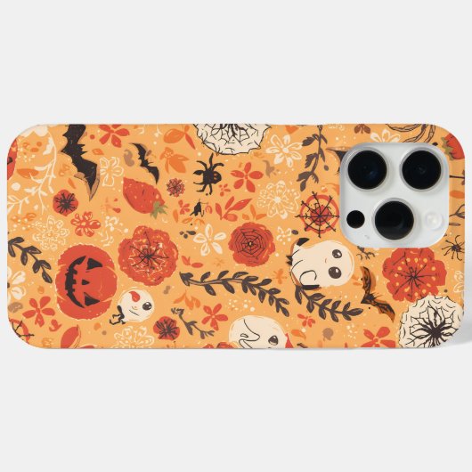 Halloween-Musterserviette Case-Mate iPhone Hülle (Rückseite (Horizontal))