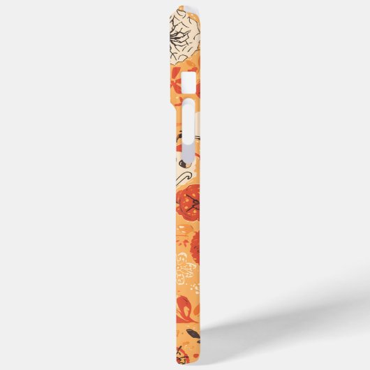 Halloween-Musterserviette Case-Mate iPhone Hülle (Rückseite / Links)