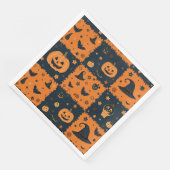 Halloween-Musterserviette Serviette (Ecke)