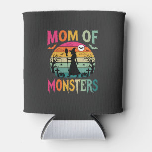 Halloween-Mutter der Monster Hexe Sonnenuntergang Dosenkühler