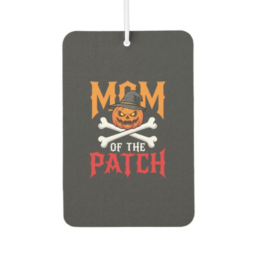 Halloween-Mutter des Patch-Kürbis-Hexe Autolufterfrischer (Vorderseite)