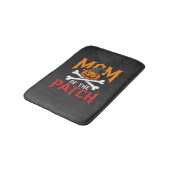 Halloween-Mutter des Patch-Kürbis-Hexe Badematte (Schrägansicht)