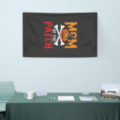 Halloween-Mutter des Patch-Kürbis-Hexe Banner (Messeveranstaltung)