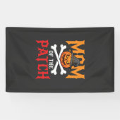 Halloween-Mutter des Patch-Kürbis-Hexe Banner (Horizontal)