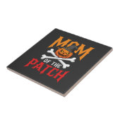 Halloween-Mutter des Patch-Kürbis-Hexe Fliese (Seite)
