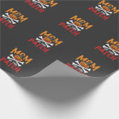 Halloween-Mutter des Patch-Kürbis-Hexe Geschenkpapier (Ecke)