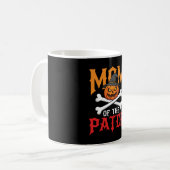Halloween-Mutter des Patch-Kürbis-Hexe Kaffeetasse (Vorderseite Links)