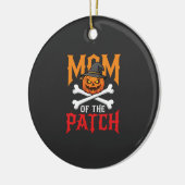 Halloween-Mutter des Patch-Kürbis-Hexe Keramik Ornament (Links)