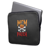Halloween-Mutter des Patch-Kürbis-Hexe Laptopschutzhülle (Vorderseite Links)