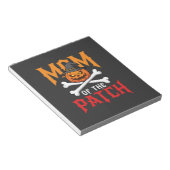 Halloween-Mutter des Patch-Kürbis-Hexe Notizblock (angewinkelt)