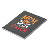 Halloween-Mutter des Patch-Kürbis-Hexe Notizblock (Rotiert)