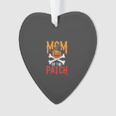 Halloween-Mutter des Patch-Kürbis-Hexe Ornament (Vorderseite)