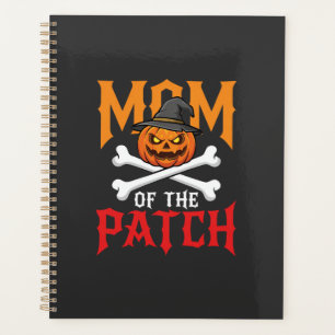 Halloween-Mutter des Patch-Kürbis-Hexe Planer