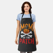 Halloween-Mutter des Patch-Kürbis-Hexe Schürze (Getragen)