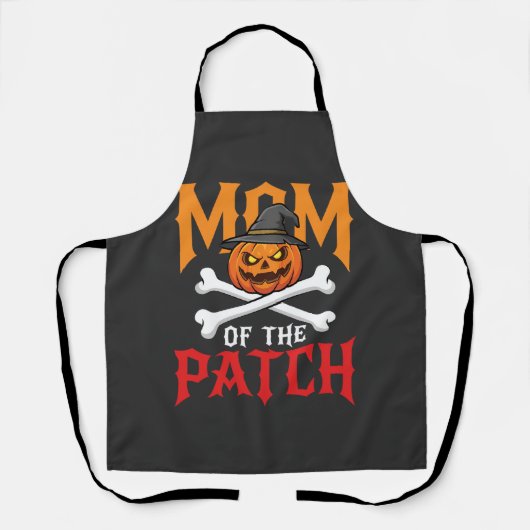 Halloween-Mutter des Patch-Kürbis-Hexe Schürze (Vorderseite)