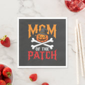 Halloween-Mutter des Patch-Kürbis-Hexe Serviette (Beispiel)