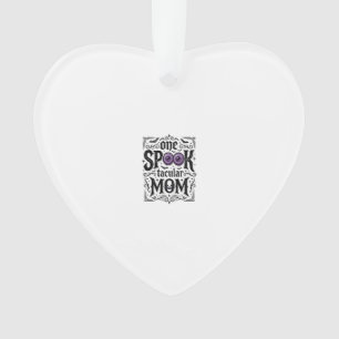 Halloween-Mutter Gruseliges Vintage-Stickerei-Shir Ornament