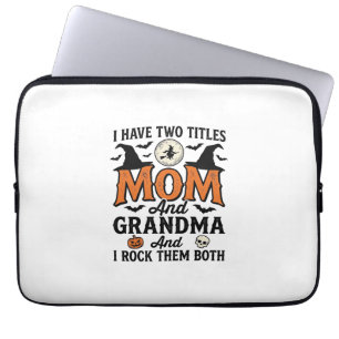 Halloween-Mutter-Oma-Vintage-Hexen-Shirt-Design_1 Laptopschutzhülle