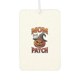 Halloween-Mutter-Shirt Kürbis Knochen Vintage Art_ Autolufterfrischer