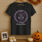 Halloween Mutterschaft strahlt mit Liebe T-Shirt