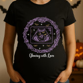 Halloween Mutterschaft strahlt mit Liebe T-Shirt