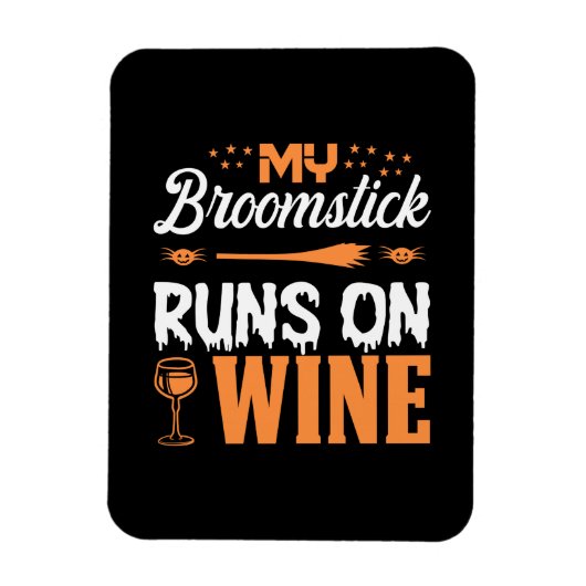 Halloween My Broomstick Magnet (Vertikal)
