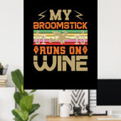 Halloween My Broomstick Poster (Heimbüro)