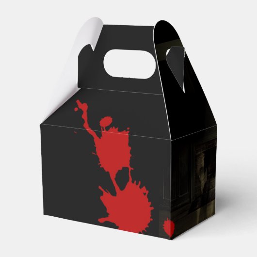 Halloween Mystery Gastgeschenks Box Crime Geschenkschachtel (Rückseite)