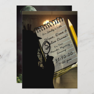 Halloween Mystery House Spooky Modern Einladung