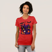 Halloween Mystery House T-Shirt 🏚️ 🎃 (Vorne ganz)