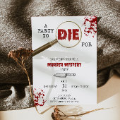 Halloween Mystery Party Einladung